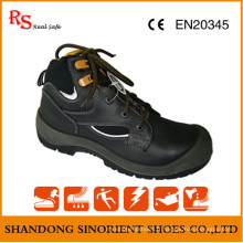 Chaussures de sécurité exécutives en cuir noir Action RS724